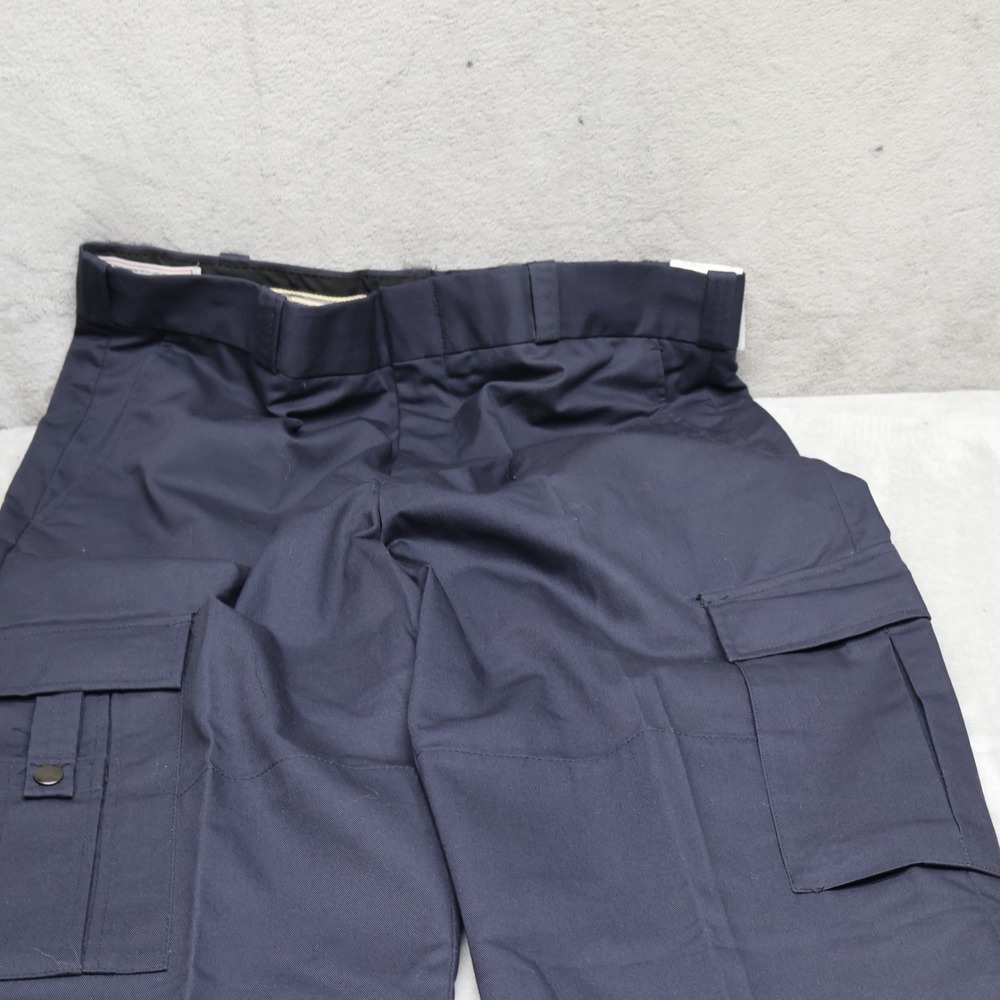 Urban Defender Pants Mens 37x37 Blue Twill Utility Cargo Uniform Workwear NEW - Picture 2 of 12